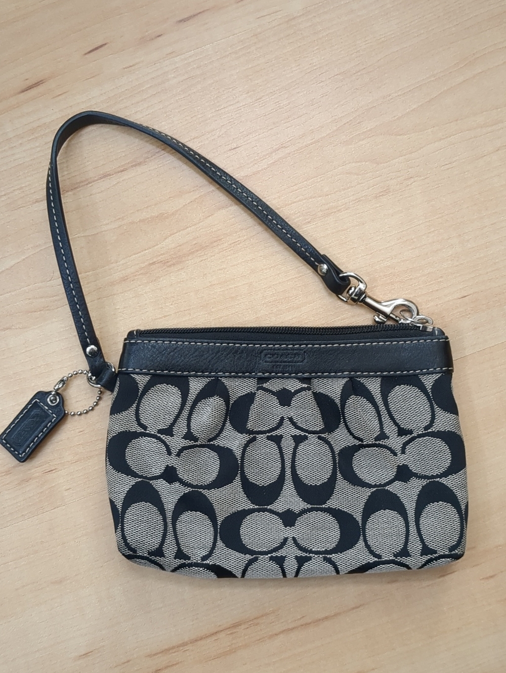 Coach Signature Wristlet